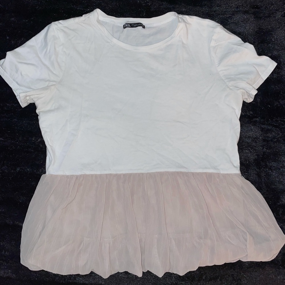 Zara babydoll shirt, excellent condition.